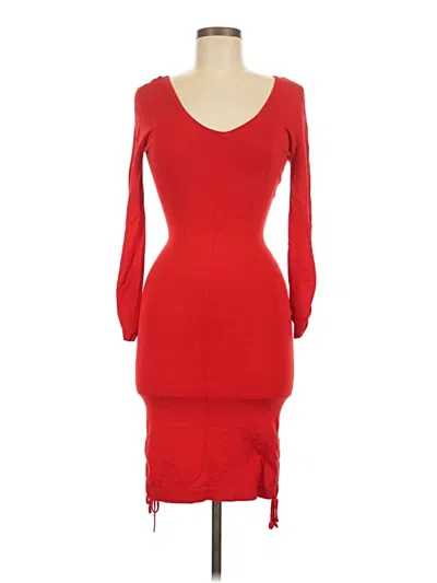 Pre-owned Guess Cocktail Dress In Red