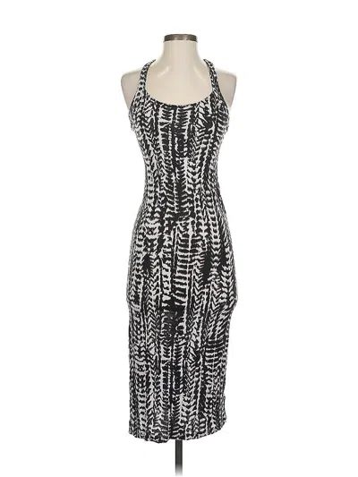 Pre-owned Guess Cocktail Dress In Silver