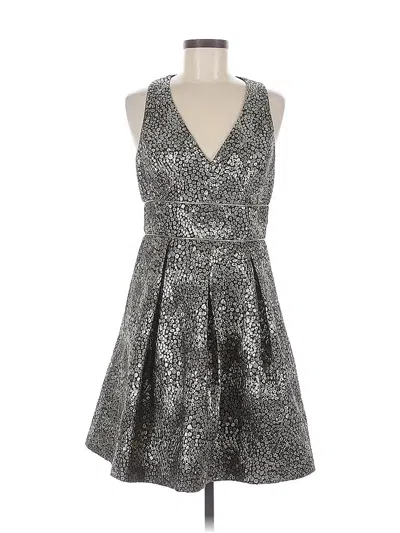 Pre-owned Guess Cocktail Dress In Silver