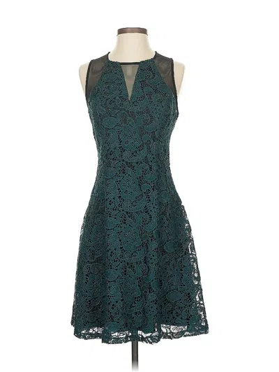 Pre-owned Guess Cocktail Dress In Teal