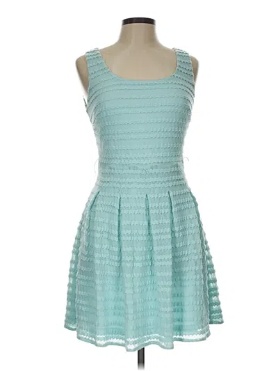 Pre-owned Guess Cocktail Dress In Teal
