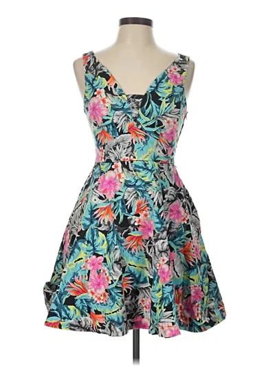 Pre-owned Guess Cocktail Dress In Teal