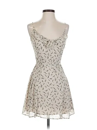 Pre-owned Guess Cocktail Dress In White