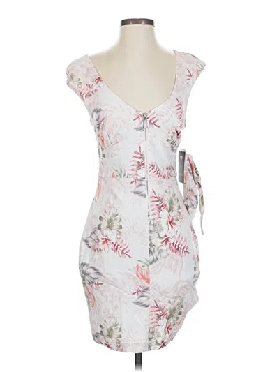 Pre-owned Guess Cocktail Dress In White