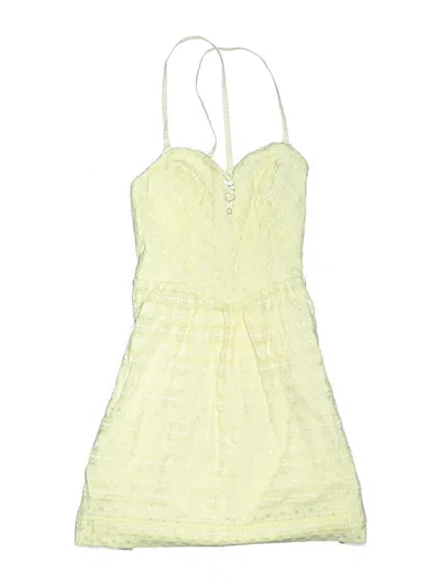 Pre-owned Guess Cocktail Dress In White