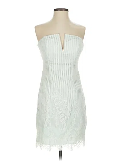Pre-owned Guess Cocktail Dress In White