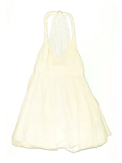 Pre-owned Guess Cocktail Dress In White