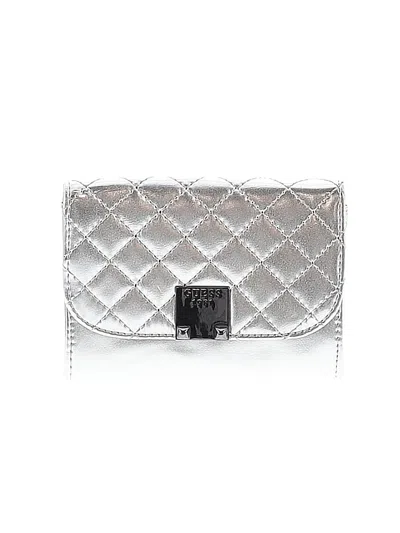 Pre-owned Guess Coin Purse In Silver
