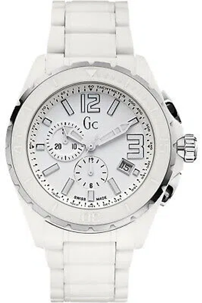 Pre-owned Guess Collection X76012g1s,men Chronograph,sapphire Crystal,screw Crown,100m Wr