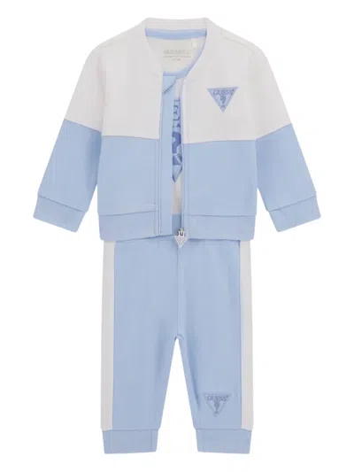 Guess Babies' Colourblock Tracksuit In Blue