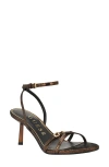 Guess Connee Ankle Strap Sandal In Multi