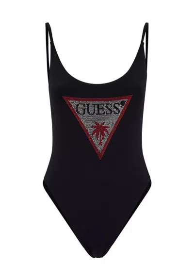 Guess Costume One Piece Rhinestone In Black
