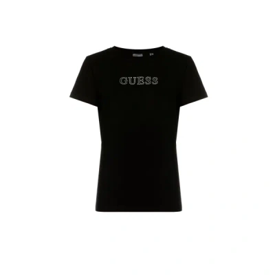 Guess Cotton T-shirt In Black