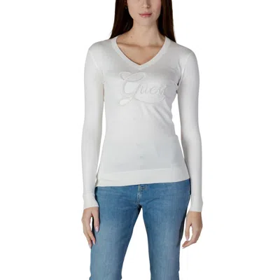 Guess Cream Viscose Sweatshirt