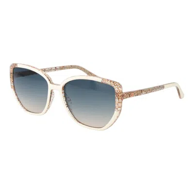 Guess Cream Women Sunglasses In Brown