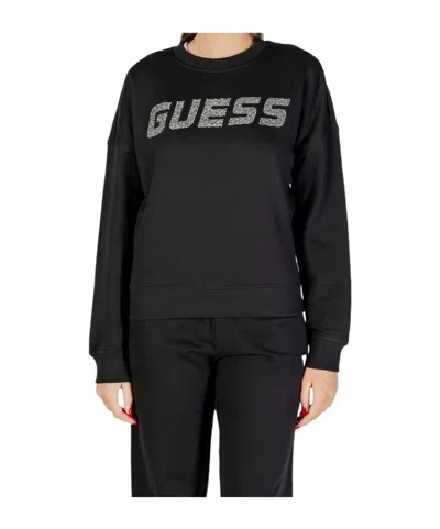Guess Crew Neck Sweatshirt In Black