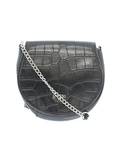 Pre-owned Guess Crossbody Bag In Black