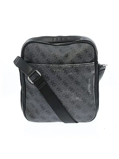 Pre-owned Guess Crossbody Bag In Black