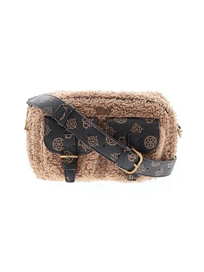 Pre-owned Guess Crossbody Bag In Brown