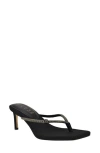 Guess Crystal Embellished Sandal In Black