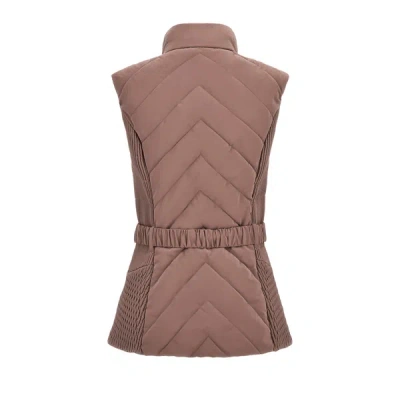 Guess Cypress Padded Gilet In Pink