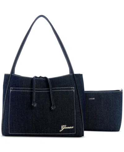 Guess Damira 2-in-1 Denim Tote Bag