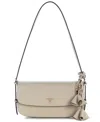 Guess Danielle Flap Small Shoulder Handbag In Bone