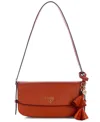 Guess Danielle Flap Small Shoulder Handbag In Ginger