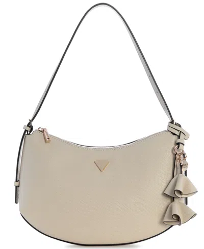 Guess Danielle Small Zip-top Shoulder Handbag In Animal Print