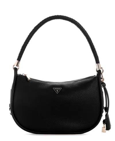 Guess Danya Medium Hobo Shoulder Bag In Black