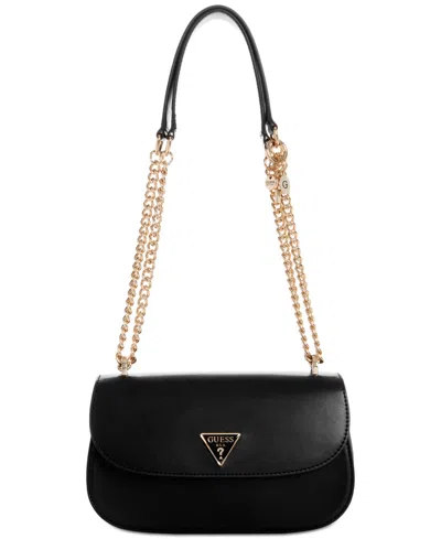Guess Daryna Small Convertible Crossbody Flap In Black