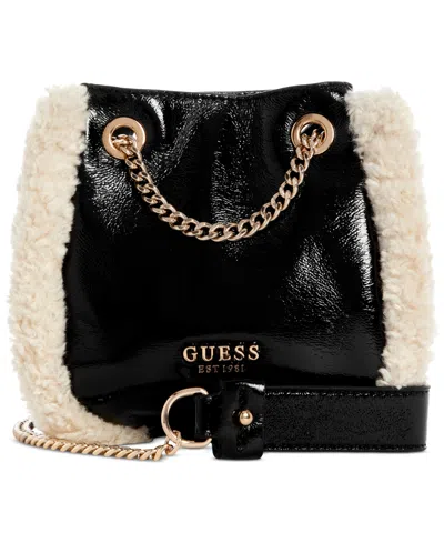 Guess Davika Convertible Crossbody Bag In Black