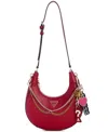 Guess Davina Small Shoulder Bag In Red