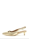 Guess Decollett And Egrave; And Shoes With Woman Heel  Fltjesty Lem05 Jessah Plati In Gold