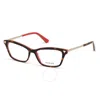 Guess Demo Cat Eye Ladies Eyeglasses Gu2797 052 52