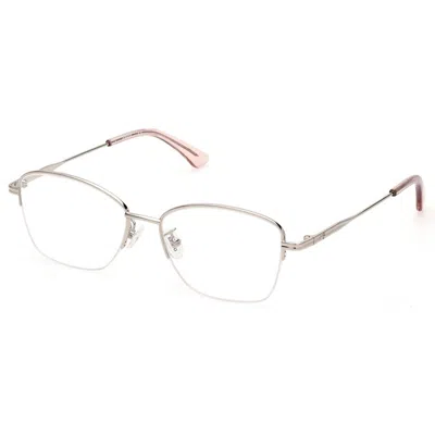 Guess Demo Cat Eye Ladies Eyeglasses Gu2888-d 010 53 In Metallic
