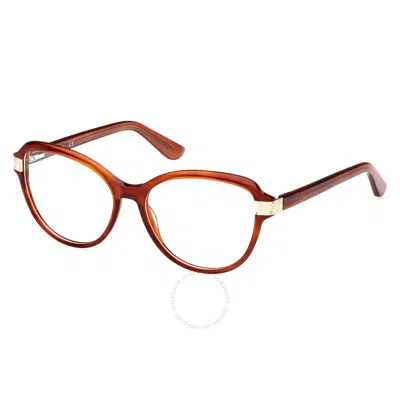 Guess Demo Cat Eye Ladies Eyeglasses Gu2955 053 55 In Brown