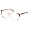 Guess Demo Cat Eye Ladies Eyeglasses Gu2961-d 074 53 In Pink
