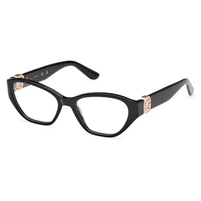 Guess Demo Cat Eye Ladies Eyeglasses Gu50119 005 51 In Black