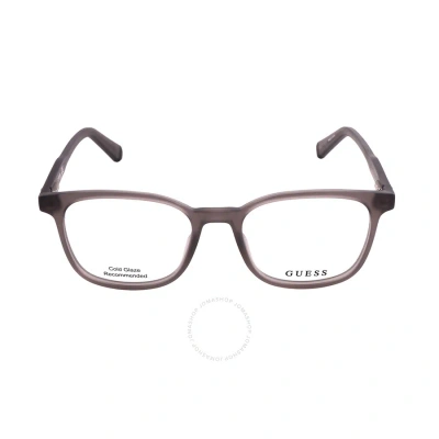 Guess Demo Geometric Men's Eyeglasses Gu1974 020 49 In Gray / Grey