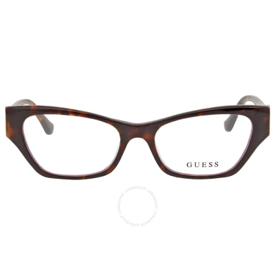 Guess Demo Oval Ladies Eyeglasses Gu2747 056 51 In Tortoise