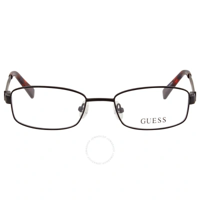 Guess Demo Rectangular Ladies Eyeglasses Gu2524 002 49 In Black