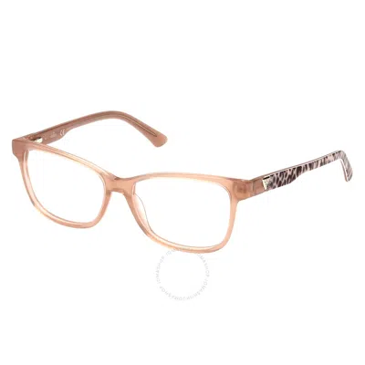 Guess Demo Rectangular Ladies Eyeglasses Gu2943 057 52