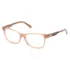 Guess Demo Rectangular Ladies Eyeglasses Gu2943 057 52