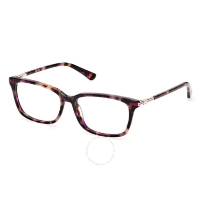 Guess Demo Rectangular Ladies Eyeglasses Gu2973 083 55 In Brown