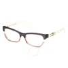Guess Demo Rectangular Ladies Eyeglasses Gu2979 020 54