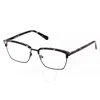 Guess Demo Rectangular Men's Eyeglasses Gu50062 020 52