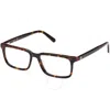 Guess Demo Rectangular Men's Eyeglasses Gu50068 052 54