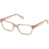 Guess Demo Rectangular Unisex Eyeglasses Gu8280 057 54