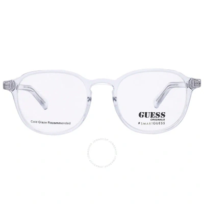 Guess Demo Round Unisex Eyeglasses Gu8251 026 48 In N/a
